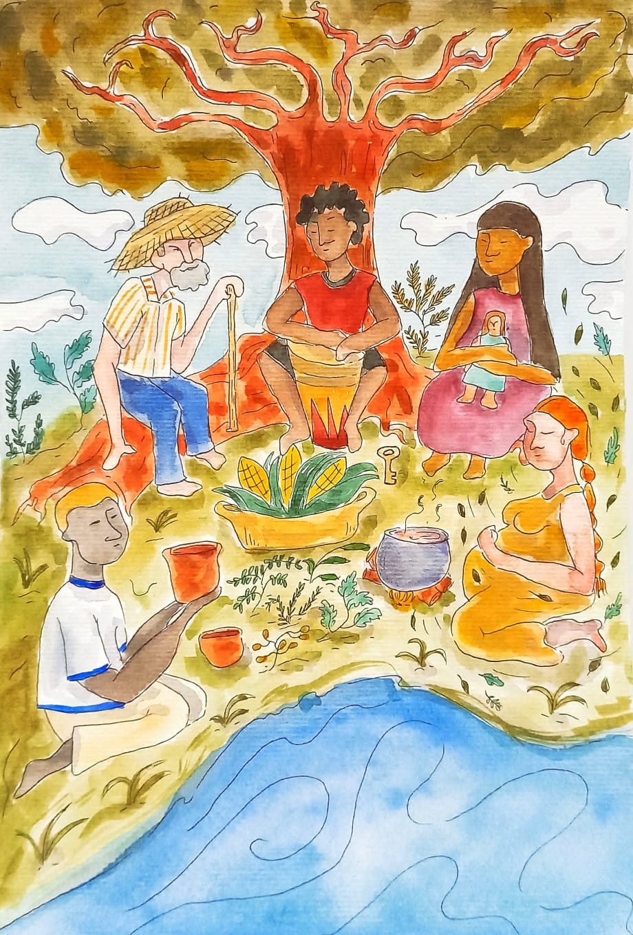 Ilustração institucional do ITA